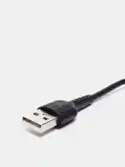 Черный кабель Borofone BX16 для Lightning, Micro-USB, Type-C, от 2.4A до 3.0A, 1м
