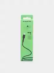 Черный кабель Borofone BX16 для Lightning, Micro-USB, Type-C, от 2.4A до 3.0A, 1м