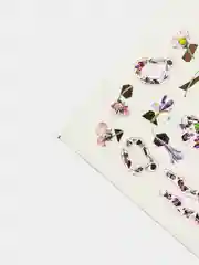 Наклейка для дизайна ногтей Lucky Rose Цветы Весна, слайдер для маникюра гель-лак,