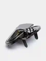 Застёжка для сумки, 4 х 3 см, цвет чёрный никель