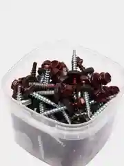 Кровельные саморезы со сверлом, 4,8х35, RAL3005, красное вино