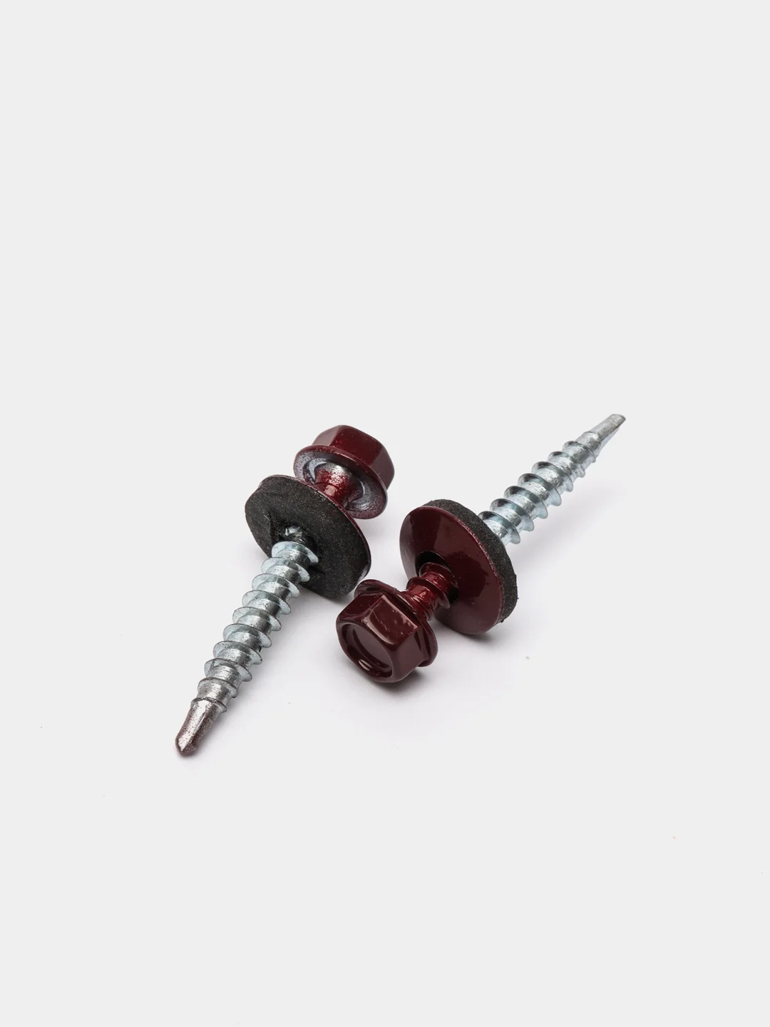Кровельные саморезы со сверлом, 4,8х35, RAL3005, красное вино