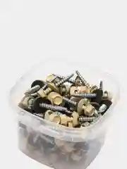 Кровельные саморезы со сверлом 4,8 х 35, RAL1014 - слоновая кость