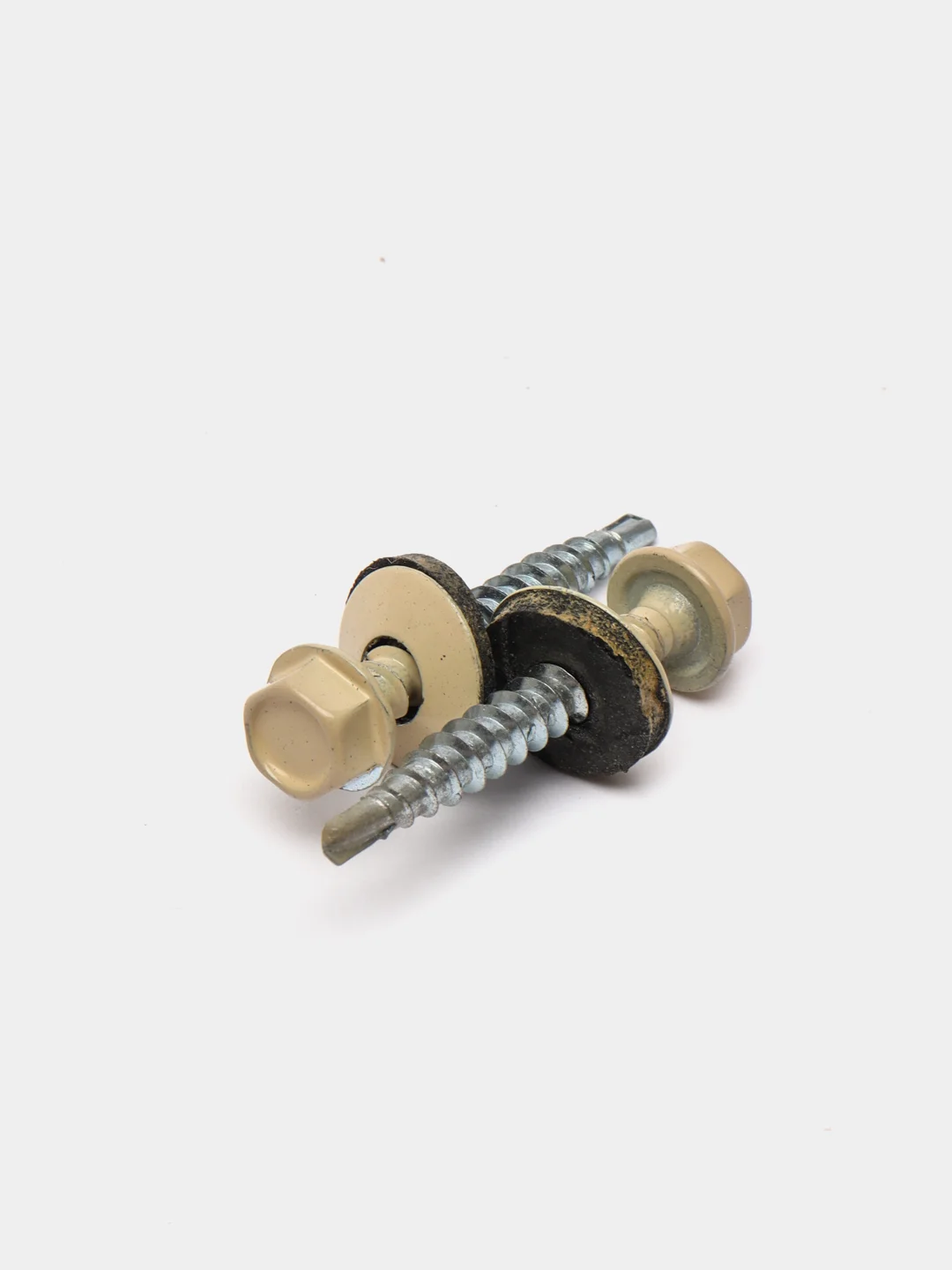 Кровельные саморезы со сверлом 4,8 х 35, RAL1014 - слоновая кость