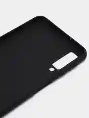 Черный чехол для Samsung Galaxy A7 2018, А750 (Самсунг Галакси А7), прозрачный