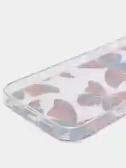 Лимонный чехол Apple iPhone 12, 12 Pro, 12 Mini прозрачный с рисунком и блестками