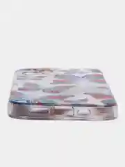 Лимонный чехол Apple iPhone 12, 12 Pro, 12 Mini прозрачный с рисунком и блестками