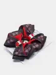 Хром бантики для волос школьные /Резинка для волос/2шт