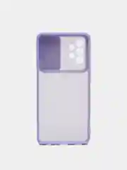 Сиреневый чехол с защитой камеры для Samsung A72