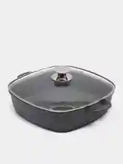 Серый кастрюля "ГРАНИТ MB", алюминий, 4,2 л, 28 см