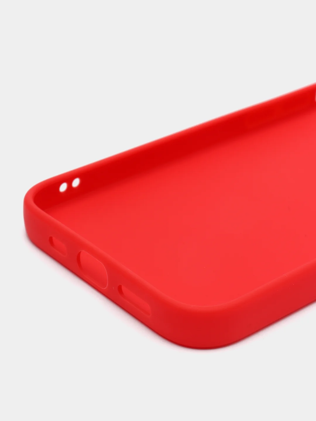 Красный чехол силиконовый для iPhone 13