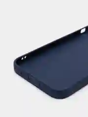 Черный чехол силиконовый для iPhone 13