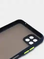 Темно-синий матовый чехол для Samsung A22S, A03S, A12, A22, A32, A52, A72, M12, M32