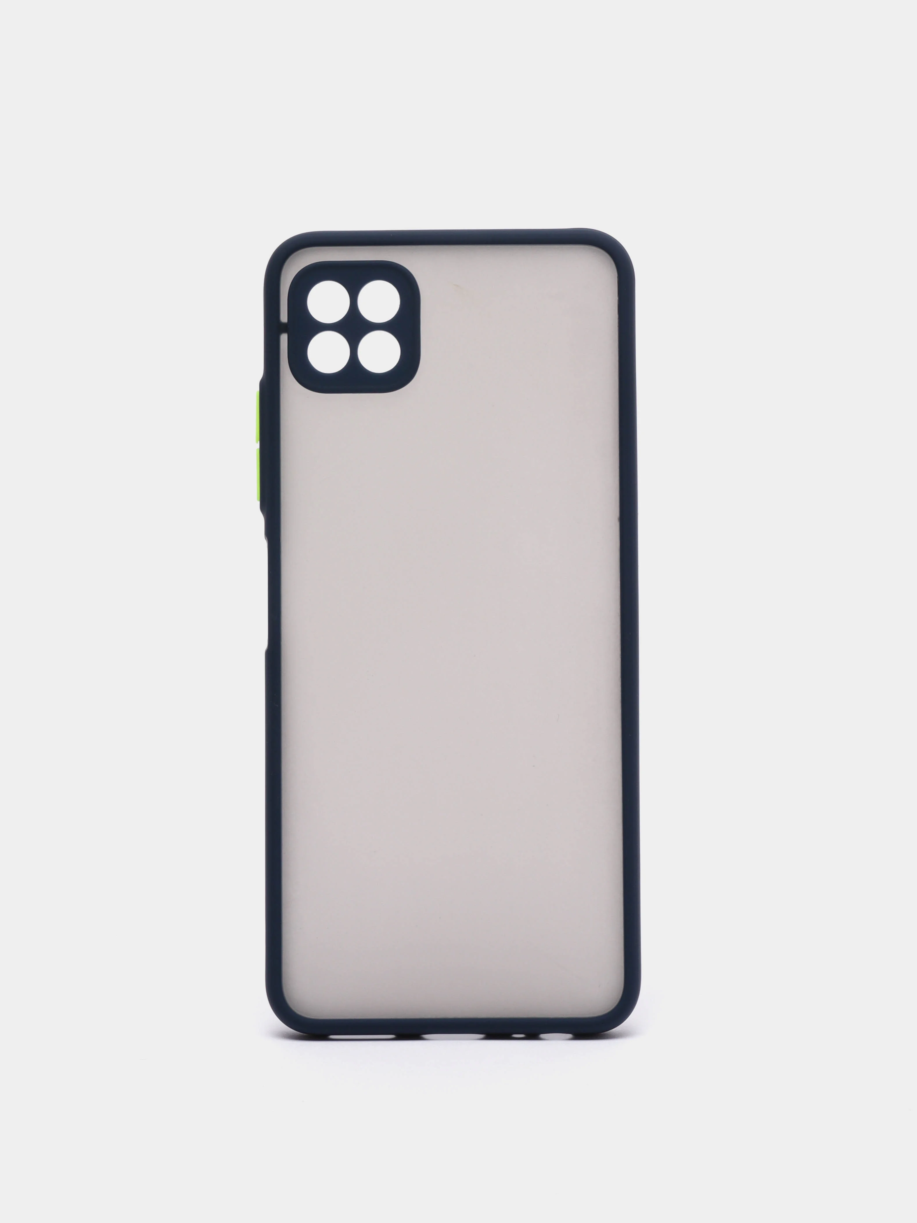 Темно-синий матовый чехол для Samsung A22S, A03S, A12, A22, A32, A52, A72, M12, M32