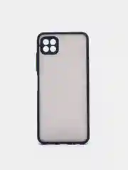Темно-синий матовый чехол для Samsung A22S, A03S, A12, A22, A32, A52, A72, M12, M32