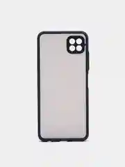 Темно-синий матовый чехол для Samsung A22S, A03S, A12, A22, A32, A52, A72, M12, M32