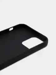 Черный чехол силиконовый для iPhone 12 6,1"