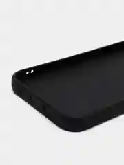 Черный чехол силиконовый для iPhone 12 6,1"