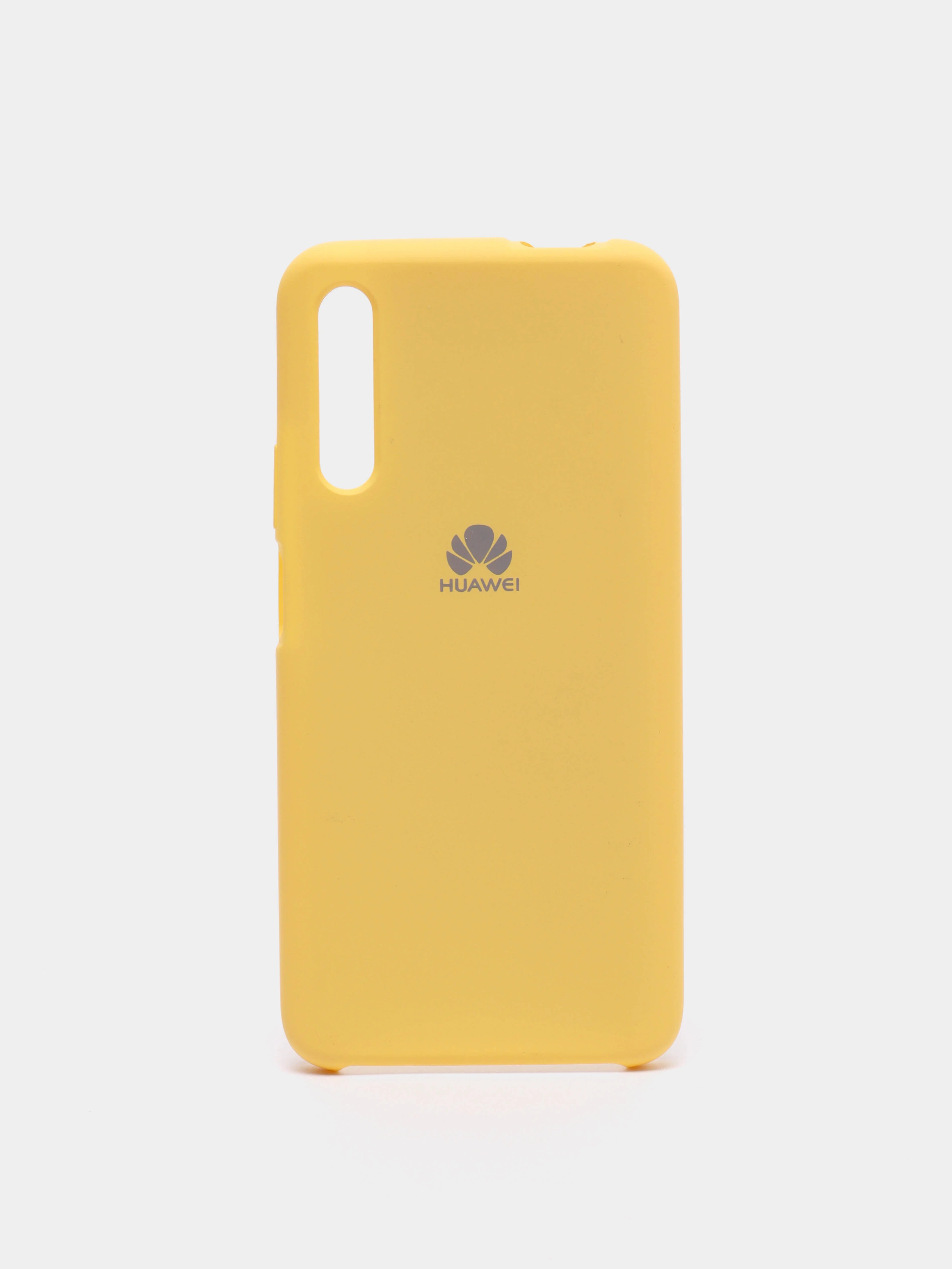 Желтый чехол силиконовый Silicone Cover Case для Huawei Y9S, 9X, 9X Pro