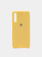 Желтый чехол силиконовый Silicone Cover Case для Huawei Y9S, 9X, 9X Pro