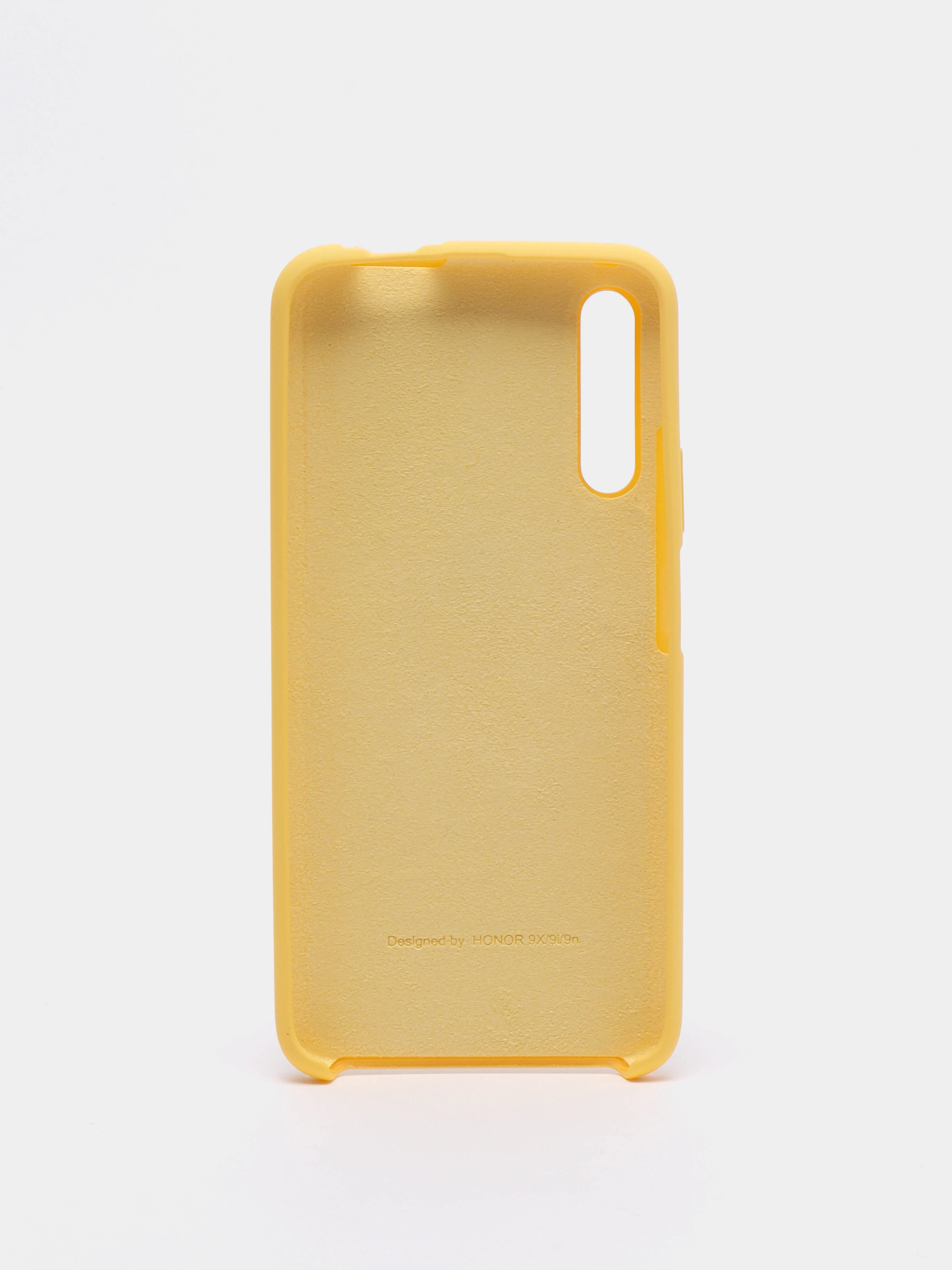 Желтый чехол силиконовый Silicone Cover Case для Huawei Y9S, 9X, 9X Pro