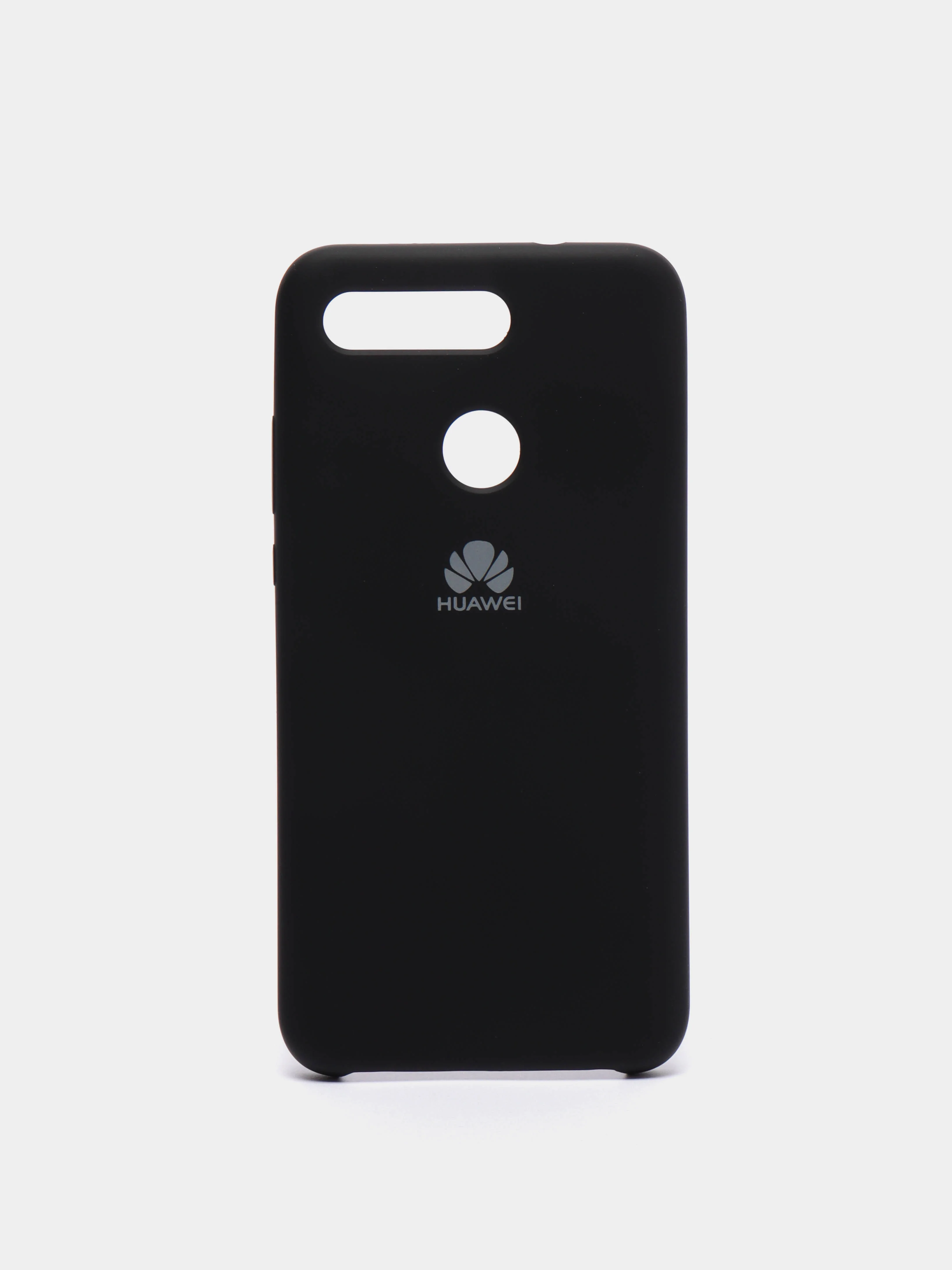 Черный чехол силиконовый Silicone Cover Case для Huawei Honor V20