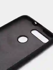 Черный чехол силиконовый Silicone Cover Case для Huawei Honor V20