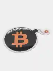 Коралловый меланж стикеры, наклейки - Биткоин