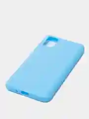 Голубой чехол ZTE Blade A31 силиконовый цветной матовый