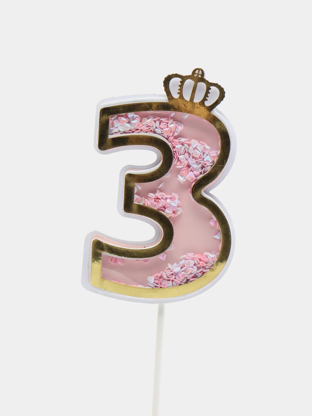 Лавандовый топпер для украшения торта Happy birthday