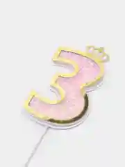 Лавандовый топпер для украшения торта Happy birthday