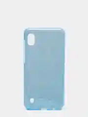 Голубой чехол блестящий  SAMSUNG A10