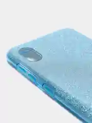 Бирюзовый чехол блестящий  SAMSUNG A10