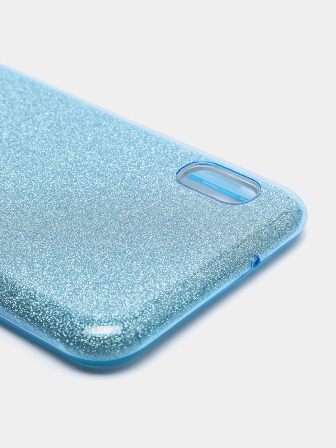 Бирюзовый чехол блестящий  SAMSUNG A10