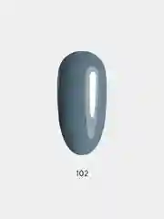 Гель-лак для ногтей, гель-лак LuckyLak FL №102, 8 г, серый с голубым подтоном для маникюра