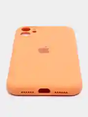 Манго чехол Silicone Case iPhone 11 с защитой камеры с бархатной подкладкой