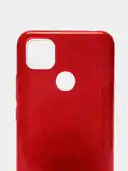 Красный чехол блестящий Xiaomi Redmi 9C, Redmi 9C NFC, Redmi 10A, Poco C3, накладка с блёстками
