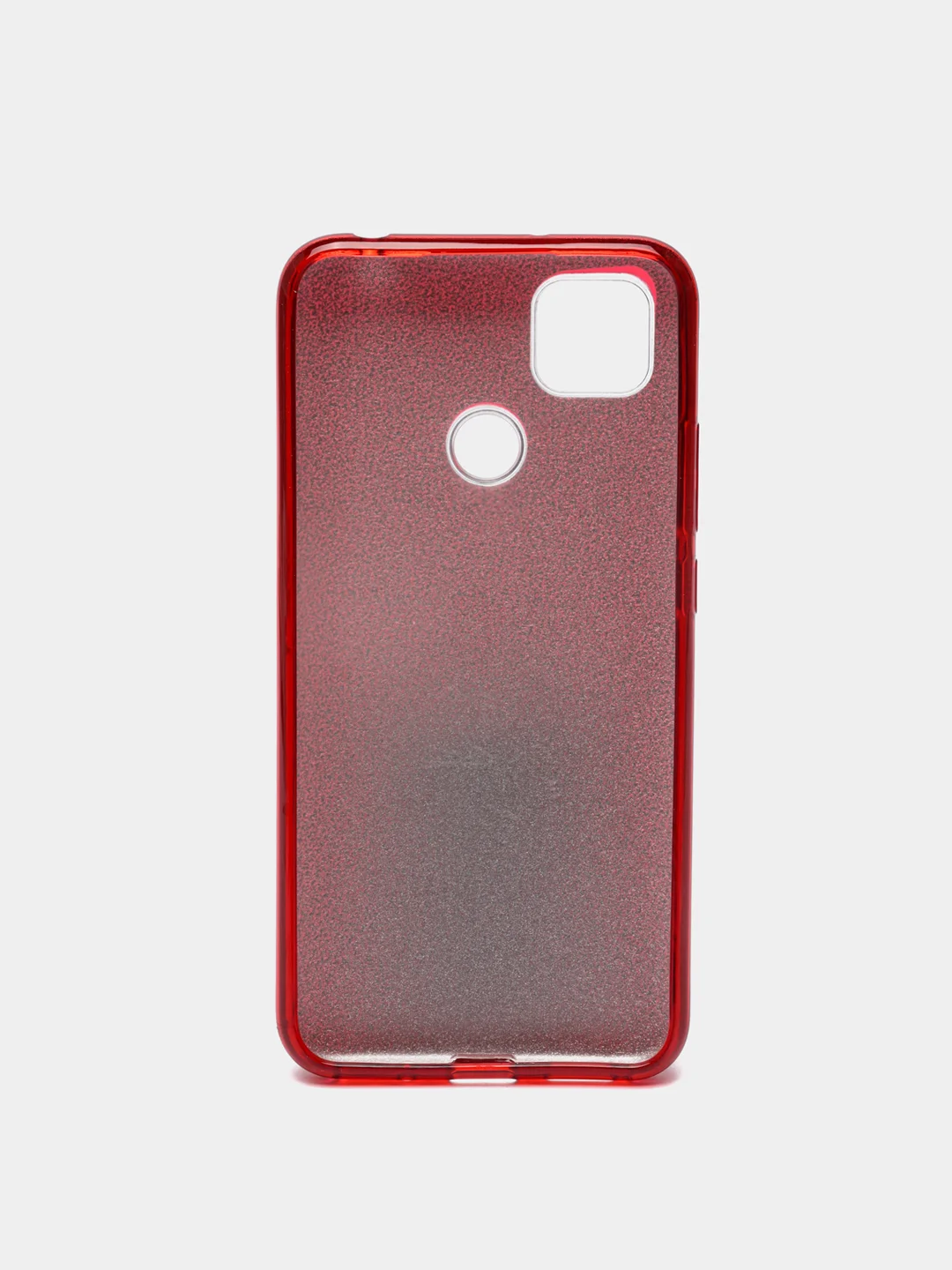 Красный чехол блестящий Xiaomi Redmi 9C, Redmi 9C NFC, Redmi 10A, Poco C3, накладка с блёстками