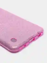 Сиреневый чехол блестящий  SAMSUNG A10