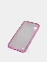 Сиреневый чехол блестящий  SAMSUNG A10