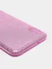 Сиреневый чехол блестящий  SAMSUNG A10