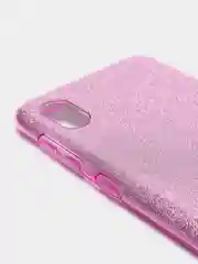 Сиреневый чехол блестящий  SAMSUNG A10