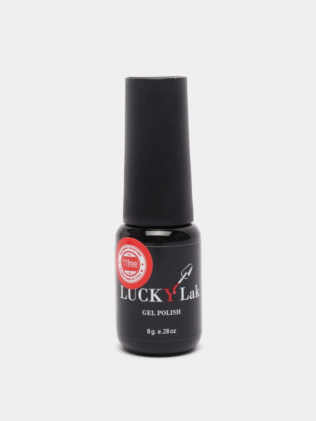 Гель лак для ногтей LuckyLak FL №019, 8 г, светло зеленый, для маникюра и педикюра