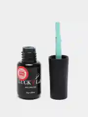 Гель лак для ногтей LuckyLak FL №019, 8 г, светло зеленый, для маникюра и педикюра