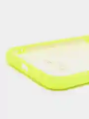 Лимонный силиконовый чехол iPhone 11, Silicone Case, с закрытым низом и защитой камеры
