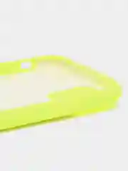 Лимонный силиконовый чехол iPhone 11, Silicone Case, с закрытым низом и защитой камеры