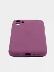 Пурпурный силиконовый чехол iPhone 11, Silicone Case, с закрытым низом и защитой камеры