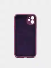 Пурпурный силиконовый чехол iPhone 11, Silicone Case, с закрытым низом и защитой камеры