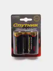 Батарейки алкалиновые 2 шт Спутник LR20 1.5 V