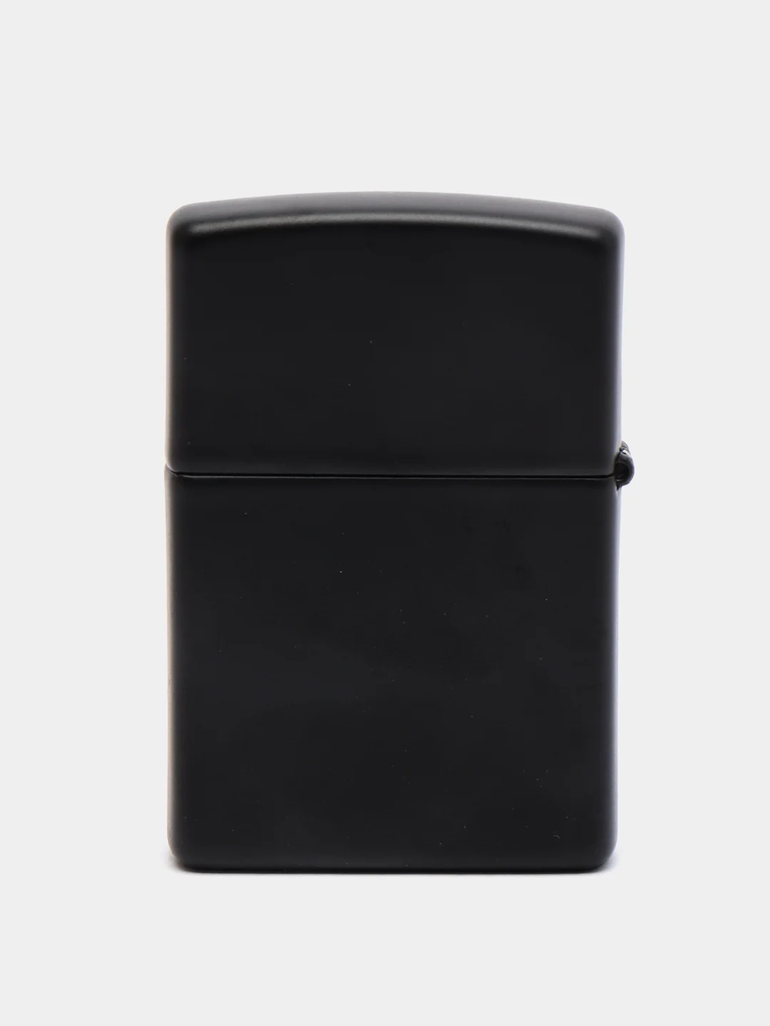 Зажигалка бензиновая Zippo 218 ZL Черный с лого (покрытие Black Matte)